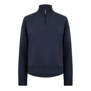 USA Pro Womens/Ladies Quarter Zip Sweatshirt / Charcoal